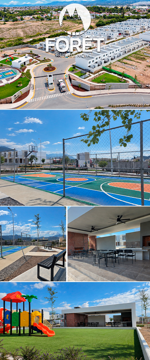Foret Residencial: acceso, áreas deportivas y amenidades